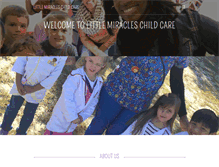 Tablet Screenshot of littlemiracleschildcare.org